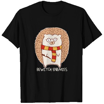 Discover Hedgehog Pet Bewitch Enemies Funny Magic Hedgehogs Witch Saying Witchcraft T-Shirts