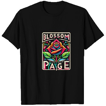 Discover Book Fun Blossom With Every Page Lovey Library Reading Lovers T-Shirts