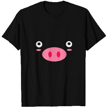 Discover Pig Pet face pig cute T-Shirts