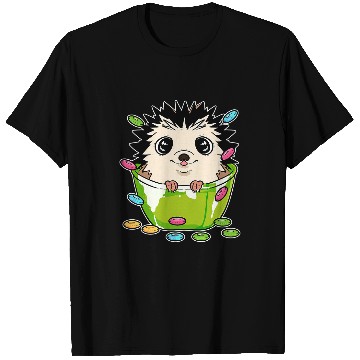 Discover Hedgehog Pet Cereal Cute Animal Lover T-Shirts