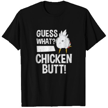 Discover Chicken Pet Guess What Chicken Butt Farm Lover Farmer Wife T-Shirts