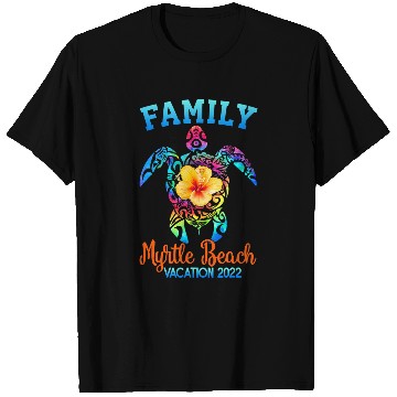 Discover Turtle Pet Myrtle Beach Carolina Sea Turtle Vacation Family Group T-Shirts