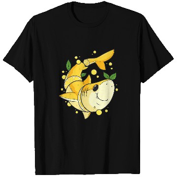 Discover Shark Pet Funny Cute Chopped Lemon Shark Pun T-Shirts