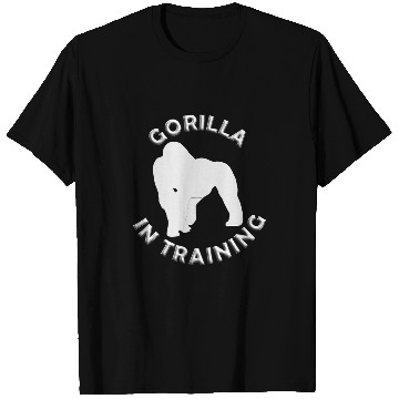 Discover Gorilla Pet Silverback Gorilla In Training Bodybuilding Gorilla Fitness T-Shirts