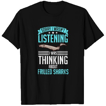 Discover Shark Pet Frilled Shark Animal Tooth Funny Ocean 3 T-Shirts