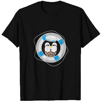 Discover Penguin Pet sailor in navy look T-Shirts