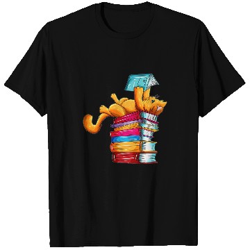 Discover Book Fun Cat Reading Readers Bookreading Kittens T-Shirts