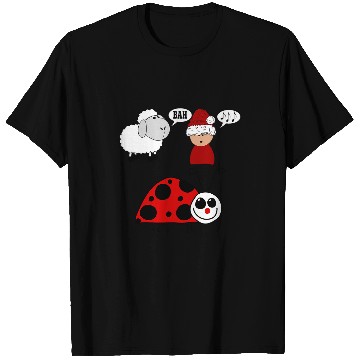 Discover Sheep Pet Bah Humbug Sheep Caroler Lady Bug Bah Humbug T-Shirts