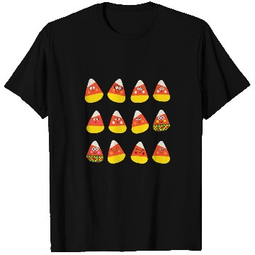 Discover Autism Puzzle Candy Corn Fall Halloween T-Shirts