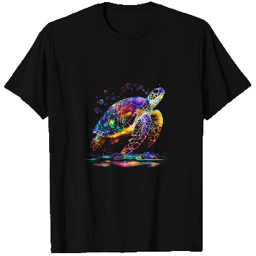 Discover Turtle Pet Tortoise Waterturtle Ocean Natural Environment 15 T-Shirts