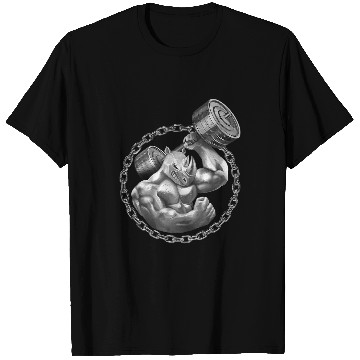Discover Rhino Pet Beast Lifting Weights Gym Workout Iron Power Gift T-Shirts
