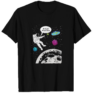 Discover Astronaut Job Funny Moon Landing Astronaut Flat Earth T-Shirts