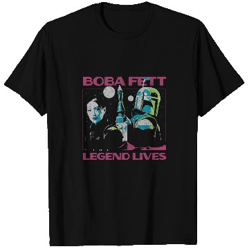 Discover Book Fun Star Wars The Book Of Boba Fett The Legend Lives Retro T-Shirts