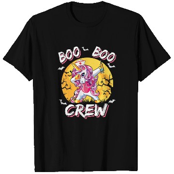 Discover Unicorn Pet Boo Boo Crew ghosts nurses Unicorn Halloween Custome Nursing 1 T-Shirts