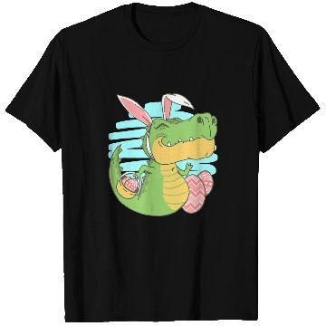 Discover Dinosaur Pet Happy Easter Spring Easter Egg Easter Bunny T-Shirts