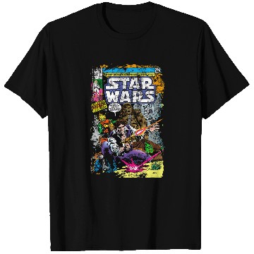 Discover Book Fun Star Wars Classic Han Solo Chewbacca vintages Comic T-Shirts