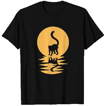 Discover Lemur Pet Great Reflective Lemur Motif T-Shirts