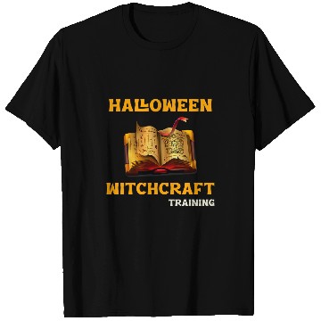 Discover Book Fun Novelty Witchcraft Spell Book Witch in Training T-Shirts
