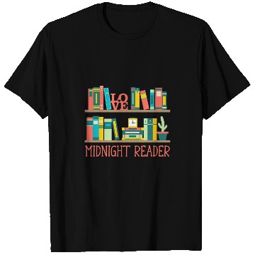 Discover Midnight Reader Bookworm Reading Coachs Book Lover 1 T-Shirts