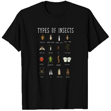 Discover Entomologist Bug Types of Insects T-Shirts