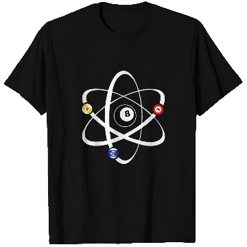Discover Sport Billiard Player Pool Table Cue Stick Physics Snooker 8 Ball T-Shirts