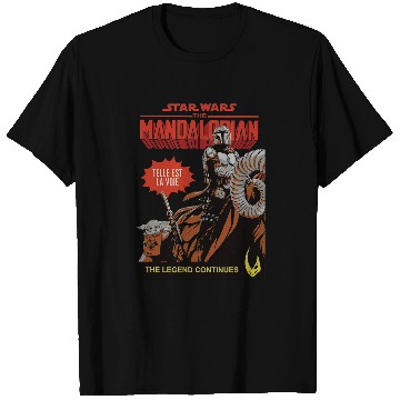 Discover Book Fun Star Wars The Mandalorian Telle Est La Voie Comic T-Shirts