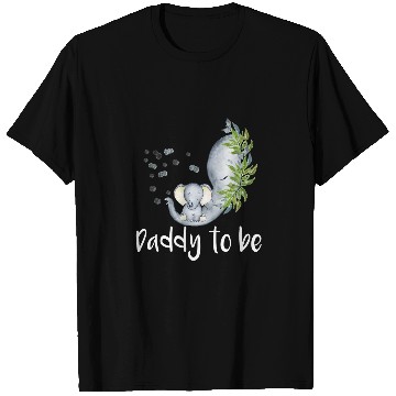 Discover Elephant Mammal Daddy To Be Elephant Baby Shower Future Daddy T-Shirts