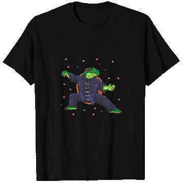 Discover Turtle Pet Funny Tai Chi Turtle Martial Arts Yoga T-Shirts
