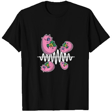 Discover Pig Pet Fly Around Frequency Waves Ham Radio Operator T-Shirts
