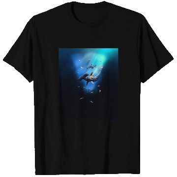 Discover Shark Pet Hammerhead Shark Underwater Ocean T-Shirts