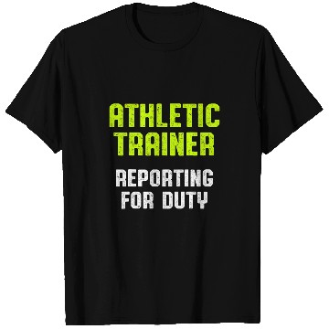 Discover Athletic Trainer Gym Coachs Reporting Wellness Coaching T-Shirts
