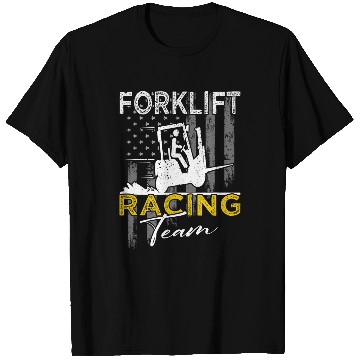 Discover Forklift Fun Racing Team Operator 2Forklift Driver T-Shirts