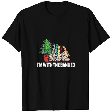 Discover Book Fun Im With The Banned Librarian Books Bookworm T-Shirts