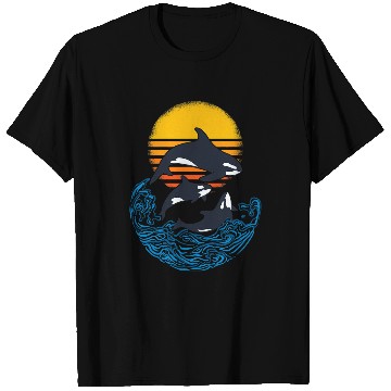 Discover Whale Pet Ocean Wildlife Orcas Killer Whale Shark T-Shirts
