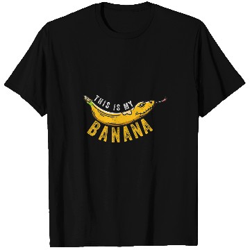 Discover Python Pet ball python coral python noodle reptile snake animal banana T-Shirts