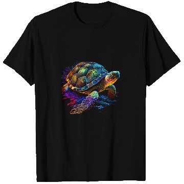 Discover Turtle Pet Tortoise Waterturtle Ocean Natural Environment 3 T-Shirts