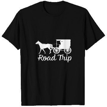 Discover Horse Pet Road Trip Amish Horse And Buggy T-Shirts