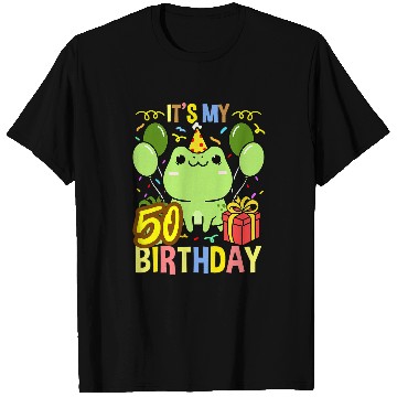 Discover Frog Pet Its My 50th Birthday Frog T-Shirts