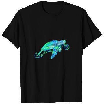 Discover Turtle Pet Green Sea Turtle Animal Art T-Shirts