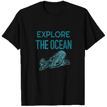 Discover Octopus Pet Explore The Ocean 2Giant Squid Deep Blue Sea Calmar Beach T-Shirts