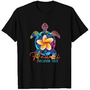 Discover Turtle Pet Hawaii Hawaiian Turtle Family Vaction Spring Break T-Shirts