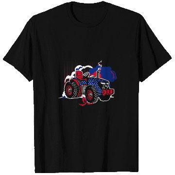 Discover Tractor Fun driving 4th of July tractor pulling or tractor pulling 1 T-Shirts