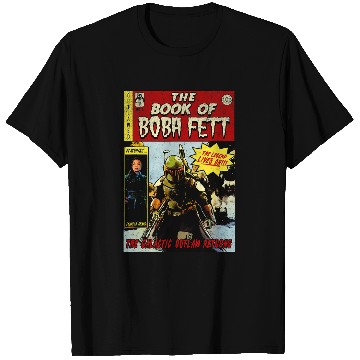 Discover Book Fun Star Wars The Book Of Boba Fett Comic Cover T-Shirts