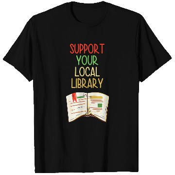 Discover Book Fun Support Your Local Library vintages Library Lover Book Lovers 0 T-Shirts