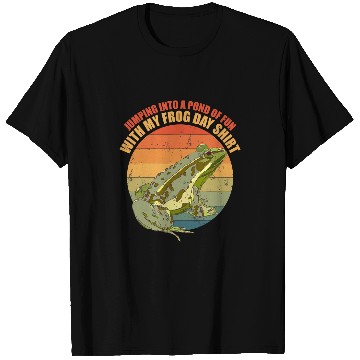 Discover Frog Pet Retro Toad Pond Of Fun vintages Frog Day T-Shirts