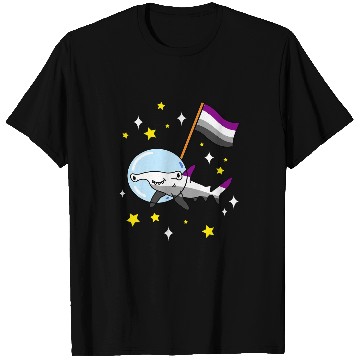 Discover Shark Pet Asexual Hammerhead Shark In Space Ace Pride T-Shirts