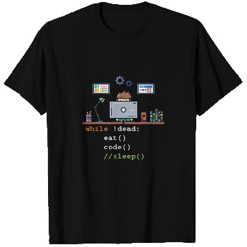 Discover Python Pet Computer Science Python Programmer Eat Code Sleep T-Shirts