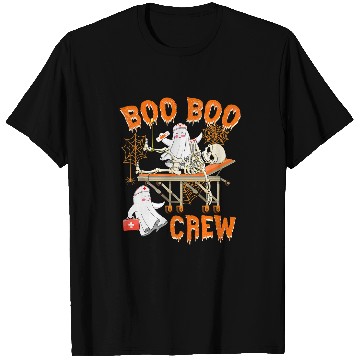 Discover nurses Job Boo Boo Crew Doctor Paramedic EMT nurses Halloween 037 T-Shirts