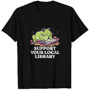 Discover Book Fun Support Your Local Library Librarian Bookworm Book Lover 0 T-Shirts