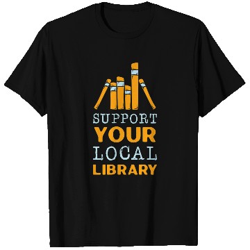 Discover Book Fun Support Your Local Library Students School Knowledge T-Shirts